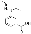 3-(3,5-二甲基吡唑-1-基)苯甲酸分子结构 (CAS 312531-88-7)