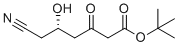 (S)-叔-丁基6-氰基-5-羟基-3-氧代己酸酯分子结构 (CAS 312745-90-7)