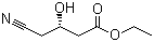 (S)-4-氰基-3-羟基丁酸乙酯分子结构 (CAS 312745-91-8)
