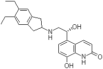 structure of CAS# 312753-06-3, Indacaterol