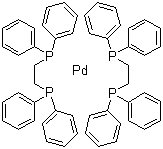 structure of CAS# 31277-98-2, Bis[1,2-bis(diphenylphosphino)ethane]palladium(0)