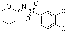 CAS # 3128-52-7, 3,4-Dichloro-N-(tetrahydro-2H-pyran-2-ylidene)benzenesulfonamide, NSC 92579