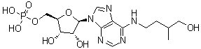 structure of CAS# 31284-94-3, Dihydrozeatin ribotide