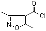 CAS # 31301-45-8, 3,5-Dimethylisoxazole-4-carbonyl chloride