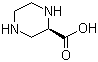 structure of CAS# 31321-68-3, (R)-哌嗪-2-羧酸