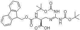 CAS # 313232-63-2, (3S)-3-Carboxy-6-[[(1,1-dimethylethoxy)carbonyl]amino]-10,10-dimethyl-8-oxo-9-oxa-2,5,7-triazaundec-5-enoic acid 1-(9H-fluoren-9-ylmethyl) ester
