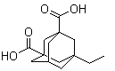 5-乙基金刚烷-1,3-二甲酸分子结构 (CAS 313241-29-1)