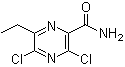 structure of CAS# 313340-08-8, 3,5-二氯-6-乙基吡嗪甲酰胺
