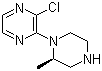(R)-2-Chloro-3-(2-methylpiperazin-1-yl)pyrazine molecular structure (CAS 313657-76-0)