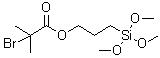 3-(三甲氧基硅烷基)丙基 2-溴-2-甲基丙酸酯分子结构 (CAS 314021-97-1)