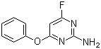 CAS 登录号：314029-36-2, 2-氨基-4-氟-6-苯氧基嘧啶