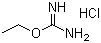 O-乙基异脲盐酸盐分子结构 (CAS 31407-74-6)