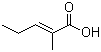 2-甲基-2-戊烯酸分子结构 (CAS 3142-72-1)