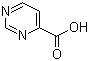 4-嘧啶甲酸分子结构 (CAS 31462-59-6)