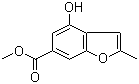 structure of CAS# 314725-17-2, 4-羟基-2-甲基-6-苯并呋喃羧酸甲酯