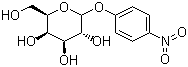 4-硝基苯基-D-吡喃葡糖苷分子结构 (CAS 3150-24-1)