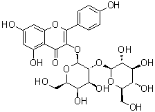 CAS 登录号：31512-06-8, 山柰酚-3-O-葡糖基(1→2)半乳糖苷