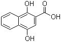1,4-二羟基-2-萘甲酸分子结构 (CAS 31519-22-9)