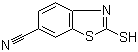 2-巯基苯并噻唑-6-甲腈分子结构 (CAS 315228-79-6)