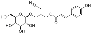 Sutherlandin-5-trans-p-coumarate分子结构 (CAS 315236-68-1)