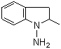 1-氨基-2-甲基吲哚啉分子结构 (CAS 31529-46-1)