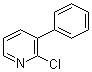 2-氯-3-苯基吡啶分子结构 (CAS 31557-57-0)