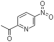 structure of CAS# 31557-75-2, 1-(5-硝基吡啶-2-基)乙酮