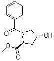 N-苯甲酰基-反式-4-羟基-L-脯氨酸甲酯分子结构 (CAS 31560-20-0)