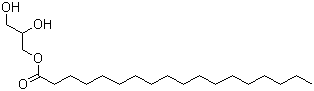 单硬脂酸甘油酯分子结构 (CAS 31566-31-1)