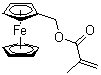 二茂铁甲醇异丁烯酸酯分子结构 (CAS 31566-61-7)