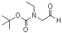 乙基(2-氧代乙基)氨基甲酸叔丁酯分子结构 (CAS 315718-06-0)