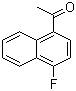 structure of CAS# 316-68-7, 4'-氟-1'-萘乙酮