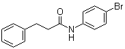 N-(4-溴苯基)苯丙酰胺分子结构 (CAS 316146-27-7)