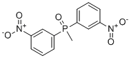 双-(3-硝基苯基)-甲基膦氧化物分子结构 (CAS 31638-90-1)