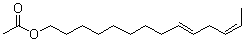 structure of CAS# 31654-77-0, (9E,12Z)-9,12-十四碳二烯-1-醇乙酸酯
