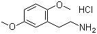 CAS # 3166-74-3, 2,5-Dimethoxyphenethylamine hydrochloride, 2,5-Dimethoxyphenethylamine monohydrochloride