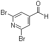 2,6-二溴吡啶-4-甲醛分子结构 (CAS 316800-46-1)