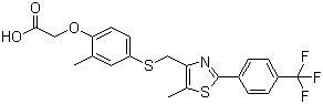 GW 501516分子结构 (CAS 317318-70-0)