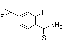 2-氟-4-三氟甲基硫代苯甲酰胺分子结构 (CAS 317319-34-9)