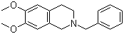 CAS # 31756-14-6, 2-Benzyl-1,2,3,4-tetrahydro-6,7-dimethoxyisoquinoline, 1,2,3,4-Tetrahydro-6,7-dimethoxy-2-(phenylmethyl)isoquinoline