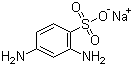structure of CAS# 3177-22-8, 2,4-二氨基苯磺酸钠