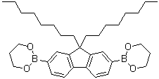 structure of CAS# 317802-08-7, 2,7-二(1,3,2-二氧硼杂环己烷-2-基)-9,9-二辛基-9H-芴