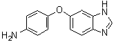 structure of CAS# 317830-22-1, 5-(4-氨基苯氧基)苯并咪唑