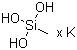 甲基硅烷三醇钾盐分子结构 (CAS 31795-24-1)
