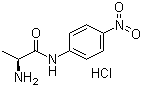 CAS # 31796-55-1, L-Alanine 4-nitroanilide hydrochloride, N1-(4-nitrophenyl)-(2S)-2-aminopropanamide hydrochloride