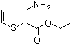 3-氨基噻吩-2-甲酸乙酯分子结构 (CAS 31823-64-0)