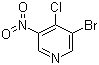 structure of CAS# 31872-63-6, 3-溴-4-氯-5-硝基吡啶