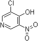 structure of CAS# 31872-64-7, 5-Chloro-3-nitro-4-pyridinol
