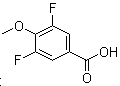 structure of CAS# 319-60-8, 3,5-Difluoro-4-methoxybenzoic acid