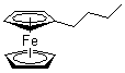 structure of CAS# 31904-29-7, 丁基二茂铁